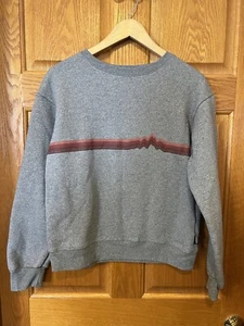 AC71 Patagonia Uprisal Crew Gráfico Pullover Sudadera Gris Para Hombre Pequeña - Imagen 1 de 3