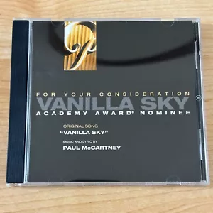 Paul McCartney Vanilla Sky CD 2002 FYC Promo RARE Soundtrack Best Original Song - Picture 1 of 3