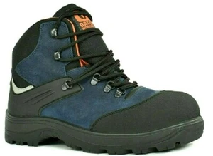 Stivali da lavoro GATOR; uomo, punta composita - blu navy e nero taglia 10,5 NUOVI! - Foto 1 di 4