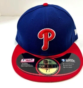Philadelphia Phillies MLB NE  2017 On-Field Fitted Hat-Blue/Red - Picture 1 of 5