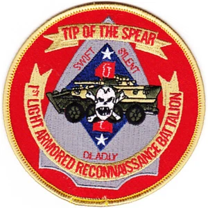 1st Light Armor Reconnaissance Battalion LAR Patch - Picture 1 of 6