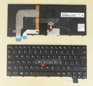 Nuovo per Lenovo Thinkpad 13 Gen 2 tastiera retroilluminata tastiera canadese telaio nero - Foto 1 di 2