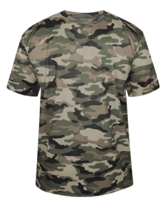 Badger 418100 Mens Short Sleeve Comfortable Camo Athletic Performance T-Shirt - Picture 1 of 15