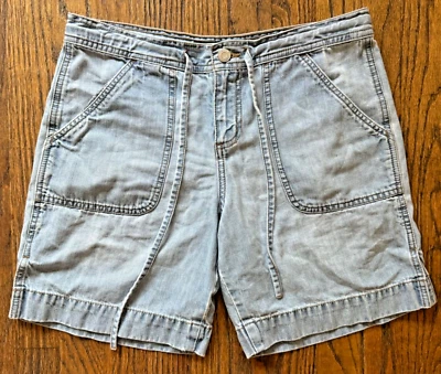 London Jean Shorts Women Size 6 Blue Light Wash Denim 7" Inseam Vintage - Image 1 of 4