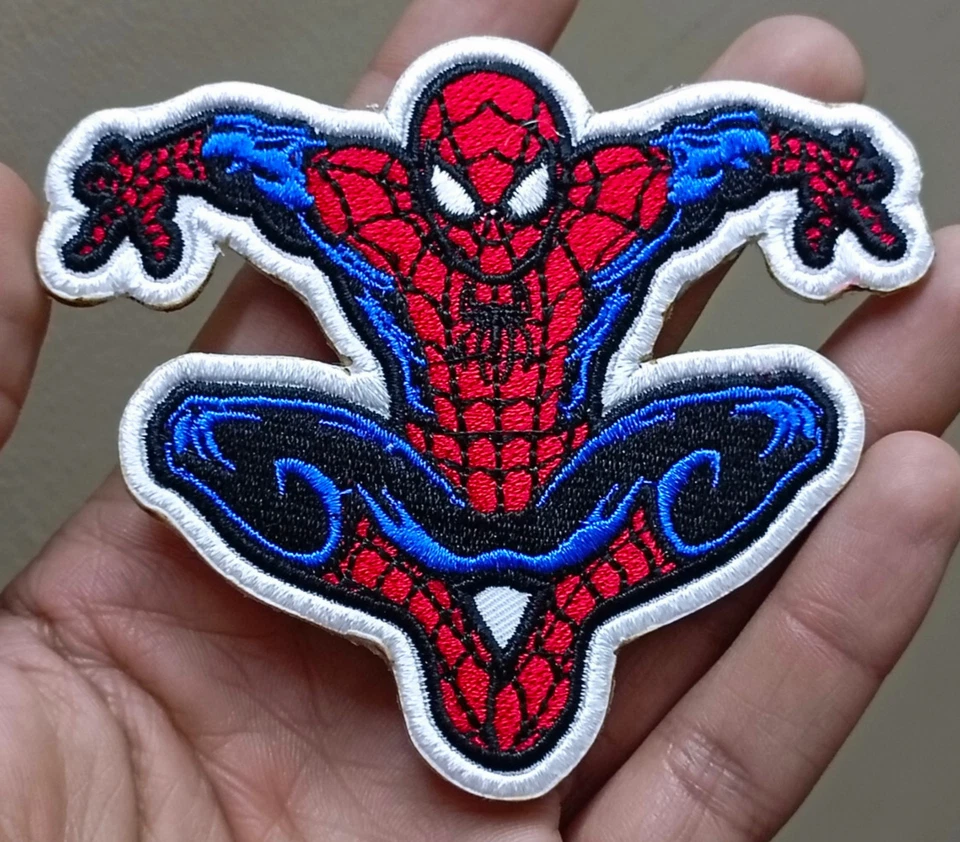 Marvel Spiderman Superherói Quadrinhos Iron On Patch - Patch de Costura - Patch Bordado - Imagem 1 de 4