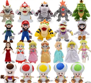 Super Mario Bros. Plush Toy Stuffed Doll Soft Animals Kids Birthday Xmas Gift US - Picture 1 of 13