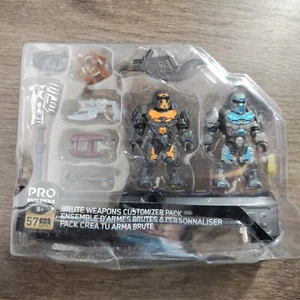 Mega Construx HALO Brute DXR57 Customizer Pack Spike Grenade Gravity Hammer - Picture 1 of 2