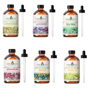 Essential Oil - 1oz/4oz Pure Natural - Diffuser Aromatherapy Oil Fragrances Skin - Picture 1 of 83