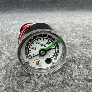 SMC GP46-10-N01L2  1-1/2" 0-150 psi  Pressure Guage with 120V Pressure switch - Picture 1 of 15