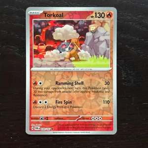 Torkoal 030/167 Pokemon Twilight Masquerade SV06 Reverse Holo Common NM - Picture 1 of 2