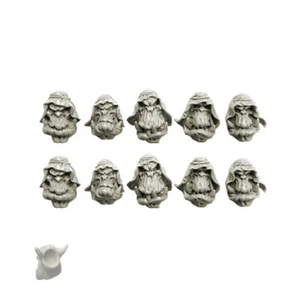 10 Heads Deserts Ork Desert Dogs Orcs Heads Bitz Spellcrow SPCB5104 - Picture 1 of 1