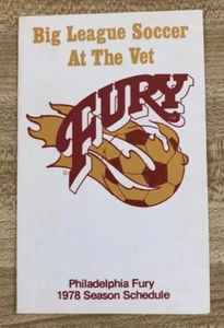 1978 Philadelphia Fury Soccer Schedule Provident National Bank Sponsored - Picture 1 of 3
