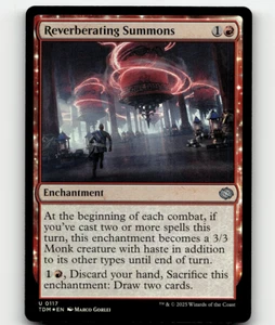 FOIL - MTG - Reverberating Summons #117 - Tarkir: Dragonstorm - Picture 1 of 1