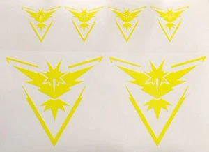 6x Pokemon Go Team INSTINKT Symbol AUTO Handy Laptop Vinyl Aufkleber Sticker GPS - Bild 1 von 5