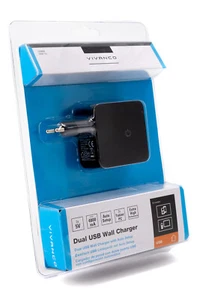 Vivanco PAH-70 Dual USB Ladegerät Netzteil Lade Teil 2fach Tablet Handy Netz 324 - Bild 1 von 1