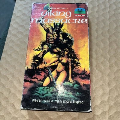 Viking Massacre VHS Aka Knives Of The Avenger Cameron Mitchell Horror 1985 - Image 1 of 3