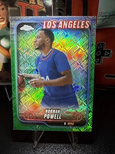 2024-2025 Topps Chrome Norman Powell Refractor #176 Los Angeles - Picture 1 of 2