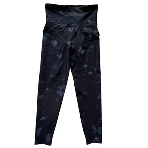 Spanx Damen Booty Boost Active 7/8 Leggings in Midnight Butterfly Gr. S - Bild 1 von 9