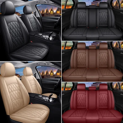 Juego completo de funda de asiento de cuero PU para Audi Q1 Q2 Q3 Q4 Q5 Q6 Q7 Q8 e-tron Foto 1 de 4