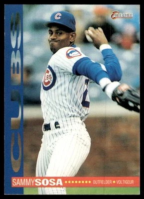 1994 O-Pee-Chee Sammy Sosa Chicago Cubs #161 - Image 1 of 2
