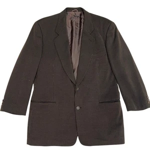 Giorgio Armani A Milano Borgonuovo 21 Green Brown Blazer Made in Italy Sz 54EU - Picture 1 of 10