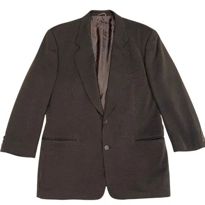 Giorgio Armani A Milano Borgonuovo 21 Green Brown Blazer Made in Italy Sz 54EU - Image 1 of 4
