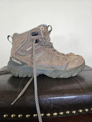 Туристические сверхпрочные ботинки Oboz Sawtooth X B-DRY из кордуровой кожи коричневые средней ширины W 8 - Изображение 1 из 4