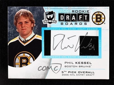 2008-09 Upper Deck The Cup Auto Rookie Draft Boards /25 Phil Kessel #DB-KE Auto - Image 1 of 2