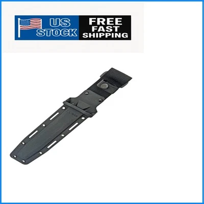 Durable Black Hard Polymer Knife Sheath – Perfect for Camping and Hunting Gear - Image 1 of 2