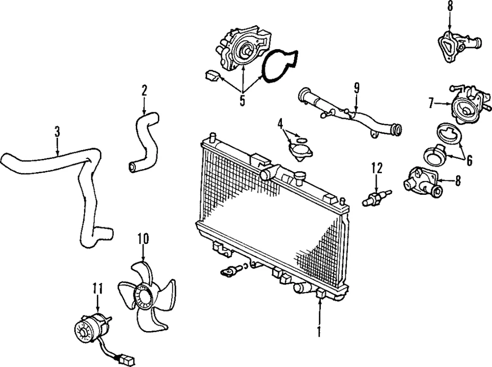 Sensor térmico genuino Honda Prelude 1993-2001 37773-P13-004 Foto 1 de 2