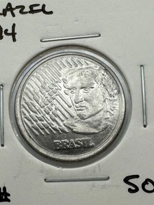 Brasilien 50 Centavos Münze KM635 1994 - 1995 - Bild 1 von 3