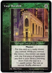 Vast Wealth Third Edition V:TES VTES Vampire CCG - Picture 1 of 1