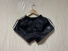 1980S Adidas Vintage Shorts Football Soccer Men Sz M Black Made In West Germany