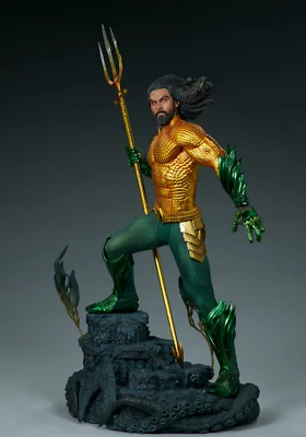 Figura Aquaman Jason Momoa Formato Premium de Sideshow Collectibles  Foto 1 de 4