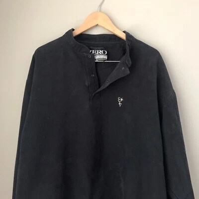 Zero Restriction Golf Men’s Windbreaker Jacket Outerwear 1/4 Snap XL Black - Image 1 of 4