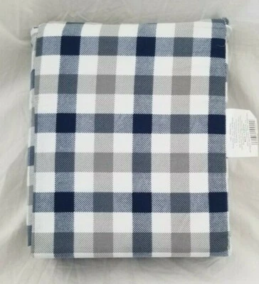 3 pc Circo Plaid Blue, Grey, White Twin Sheet Set NIP - Image 1 of 4
