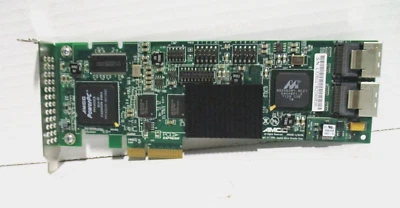 AMC 700-3260-201 8-Port PCI-E SATA Cached RAID Controller Card 9650SE-8LPML - Image 1 of 4