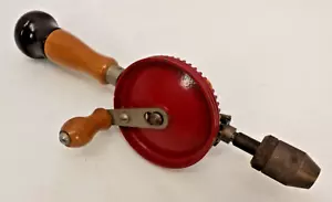 Trapano a manovella vintage Stanley Beater Defiance - Modello 1220 bellissimo legno - Foto 1 di 4