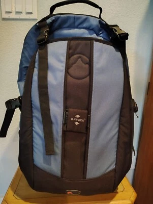 Lowepro Primus Minimus AW Premium Camera Backpack Black and Blue - Image 1 of 4