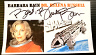 BARBARA BAIN "SPACE: 1999" "DR. HELENA RUSSELL" AUTOGRAPHED 3X5 INDEX CARD