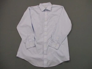 Brooks Brothers Shirt Mens Extra Large Blue White Striped Cotton Non Iron Regent - Picture 1 of 11