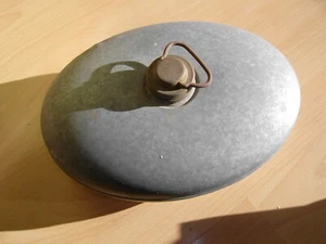 Alte verzinkte Wärmflasche, Bettflasche, aus DDR Zeiten - Bild 1 von 14