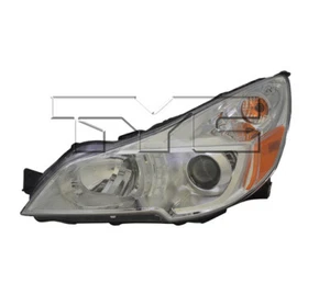 TYC Left Side Halogen Chrome Headlight for Subaru Outback 2013-2014 Models - Picture 1 of 3