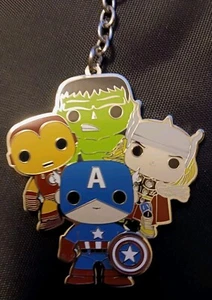 Marvel Avengers Funko POP! Loungefly Metal & Enamel Key Chain New NOS Tags - Picture 1 of 14