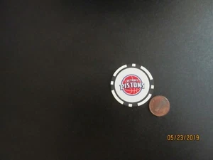 Detroit Pistons Poker Chip (CHIP ONLY) Basketball - Picture 1 of 1