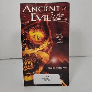 Ancient Evil Scream Of The Mummy horror VHS Hollywood Video Jeff Peterson - Foto 1 di 7