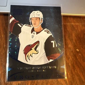 Victor Soderstrom 2020-21 Skybox Metal Universe Star Sapphires Rookie RC #PP-27 - Picture 1 of 6
