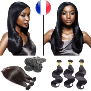 Tejido Brasileño 100% Natural Virgin Cabello Remy Virgen 26CM-76CM 100G 5A - Imagen 1 de 8