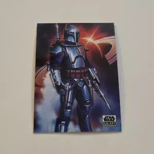 Topps 2021 cromo Star Wars Galaxy Base #41 Jango Fett - Imagen 1 de 2