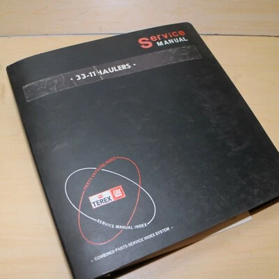 TEREX S 33-11 11B 11C Hauler Dump Truck Repair Shop Service Manual Rock Mining - Image 1 of 4